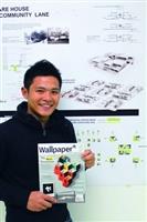 建築系系友胡國裕畢業設計「Made In Script」，被最知名的建築期刊《Wallpaper》選為全球建築新秀。（攝影�吳佳玲）