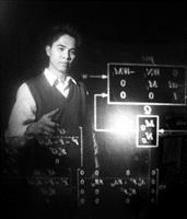 電機系博士班學生林俊辰將前往美國普渡大學接受名師指導。(攝影�陳振堂)