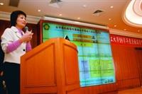 台中榮民總醫院護理長歐香縫專題演講台中榮總推動醫品圈的心得。