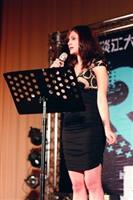 外籍生和交換生致詞代表在歡送會中，發表淡江4年的生活心得，其中一位致詞代表為來自尼加拉瓜索瑪莉巴。（攝影�張豪展）