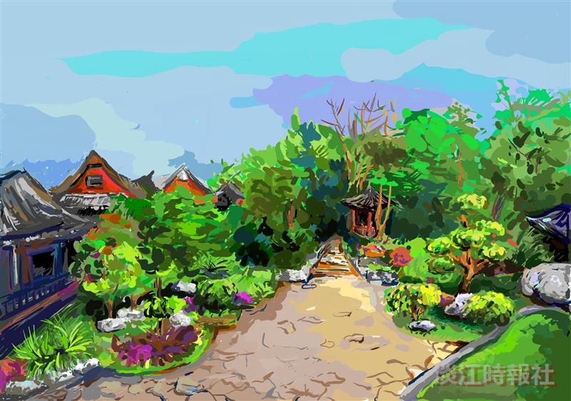 e筆書畫展 ：覺軒花園