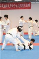 日姊妹校平成國際大學 女子柔道隊來武術交流