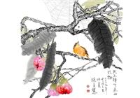 e筆書畫展 ：喜蛛天降