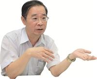 陳瑞貴勉勵學生要眼光放遠，才能胸懷世界，決勝未來。（攝影／陳維信）