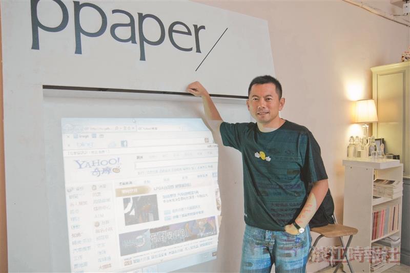 韓志傑勉勵大家，要提升國際視野和競爭力，以在國際舞臺上發光發熱。（攝影／梁琮閔）