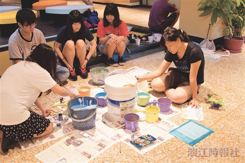 學務處與美研社合作 彩繪新風貌