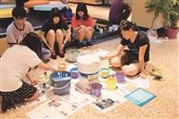學務處與美研社合作 彩繪新風貌
