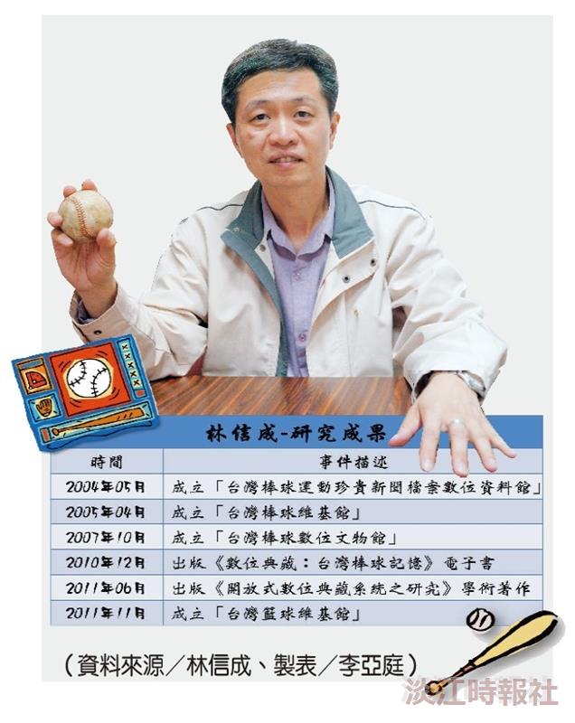 【淡江學術圈】學術研究人員專題報導─林信成以Wiki典藏運動文化貟資產