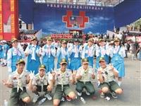 淡江童軍團 熱忱服務榮耀雙十