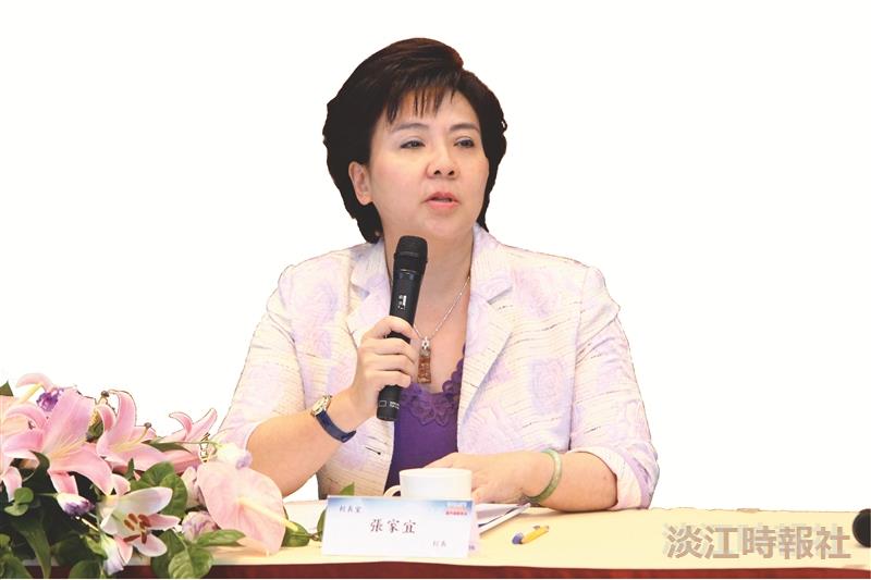 校長張家宜博士開幕致詞 堅持心靈卓越永續價值 正視世界排名提高聲望