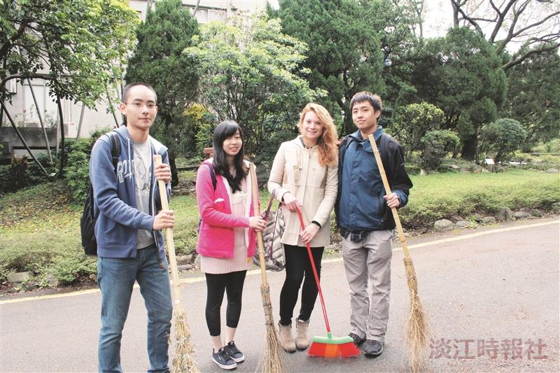 境外生融入服務學習親校園