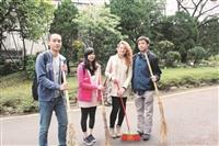 境外生融入服務學習親校園