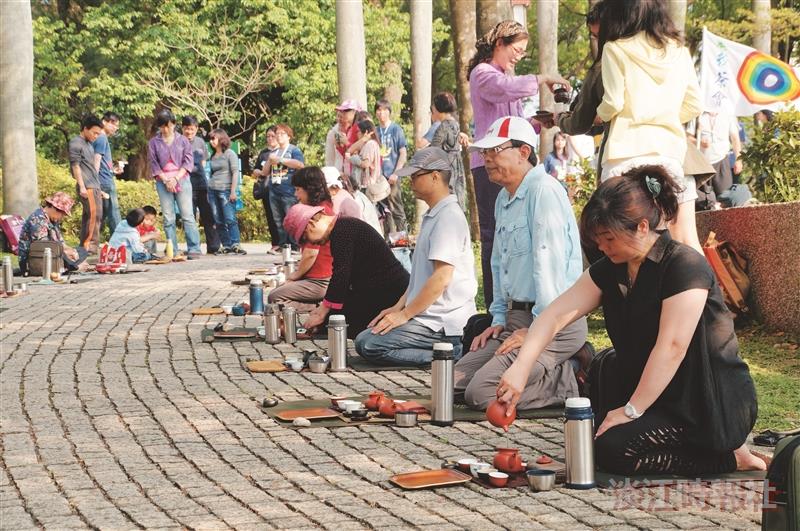 淡然無我茶會席地品茗