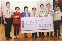 童軍40團慶 贈本校同舟廣場30萬