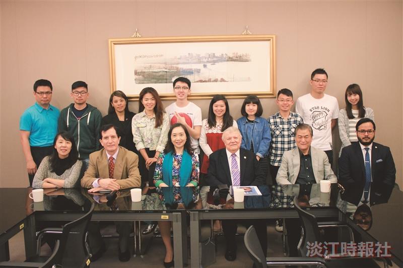 駐華大使達比亞來校 介紹尼加拉瓜面貌
