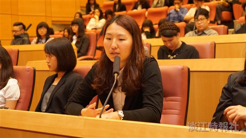 張校長與蘭陽大四生座談