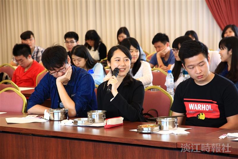 張校長傾聽學聲 陸生話感謝 班代表座談發言踴躍