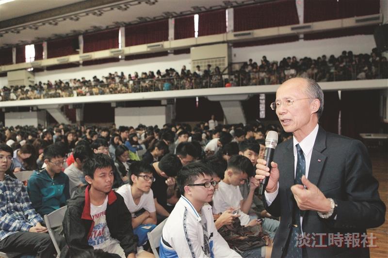 前駐法大使呂慶龍 稱讚淡江學生靈活