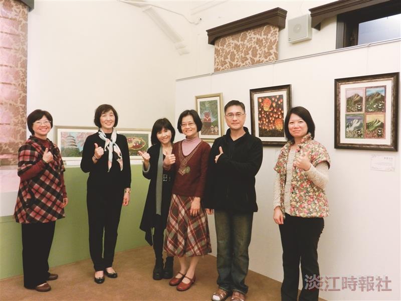押花班受邀中山堂展出