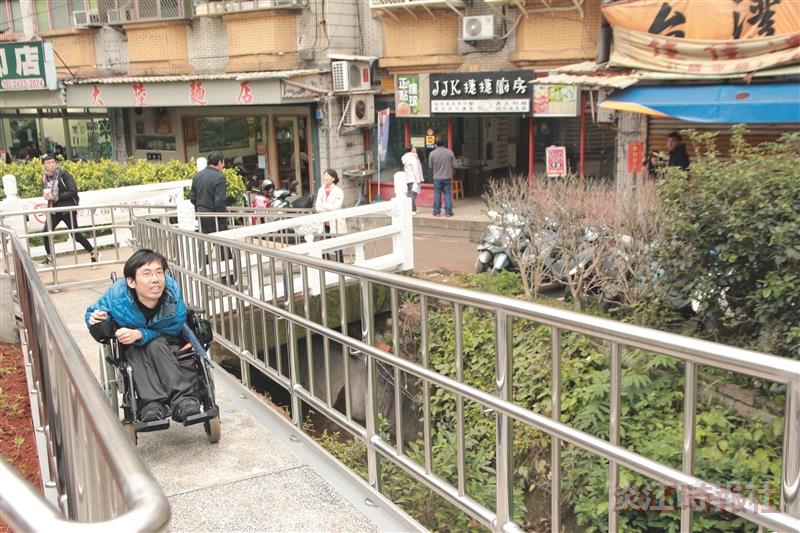 友善校園遞關懷 翰林橋新設無障礙坡道