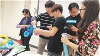 社團課程開跑 寒風中搶搶滾