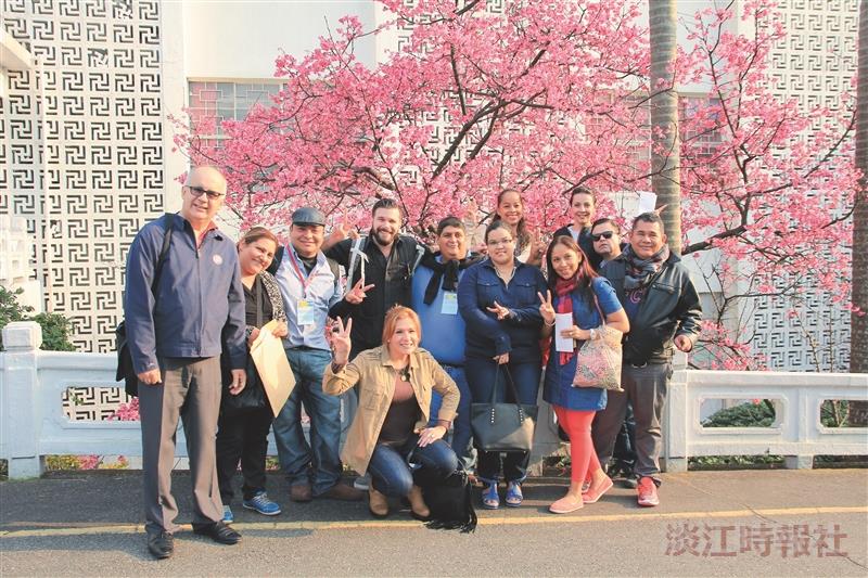 櫻花開學季 拉美菁英班來校面授