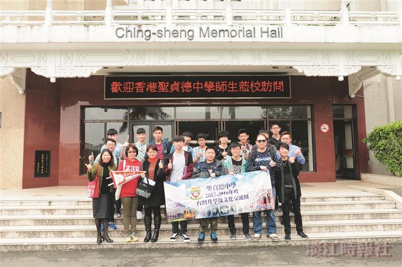 香港3中學來訪 欣賞校內體育多元設施