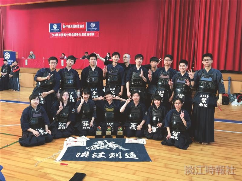 全國學生劍道賽 奪男子團體亞軍