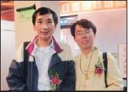 侯裕隆（左）、吳俊男（右）參加玉山文學獎，分獲古典詩第1名及佳作。（圖�吳俊男提供）