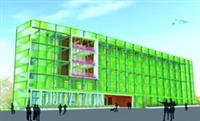 新教育館外牆3D模擬圖（圖�仲觀聯合建築師事務所提供）