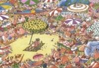 「二○○二年台灣國際漫畫大展」第一名是南斯拉夫職業漫畫家Borislav Stankovic的作品，畫面呈現男女老幼在壯闊的海灘上，或仰或臥，盡情享受沙灘度假生活，但是，有位男士在具有軍事意味的「迷彩」遮陽傘下，正在聚精會神地閱讀一本「戰爭」的書，讓周圍的群眾退避三舍。內容是對和平的一種反諷，創意極盡勁爆誇張，色彩豐富搶眼。