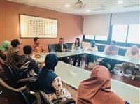 印尼艾爾朗加大學社會科學院來訪，拜會國副