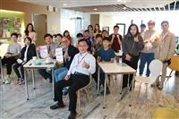 國際處與香港校友會共同舉辦職涯講座，邀請航太系校友張自強分享「職場篇-如何備戰職場」