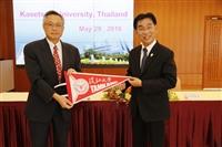 泰國農業大學副校長Assoc. Prof. Dr. Korchoke Chantawarangul蒞校 訪問及簽約