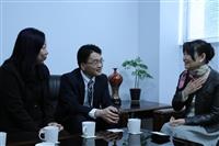 麗澤大學外語學院院長訪問本校