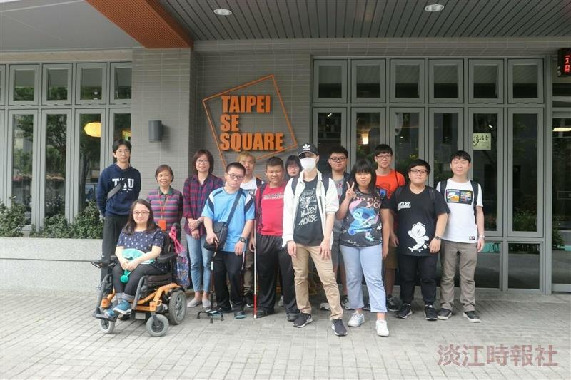 啟明社與視障資源中心15位師生到「臺北身心障礙社企大樓」參訪