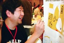 Photo: About 200 Asian comic artists took part in the 2009 10th Taiwan International Comic Artist Conference and created and signed their comic works on the scene.