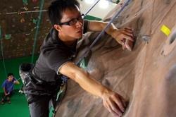 攀岩可以強身健體，並培養迎接挑戰的勇氣。