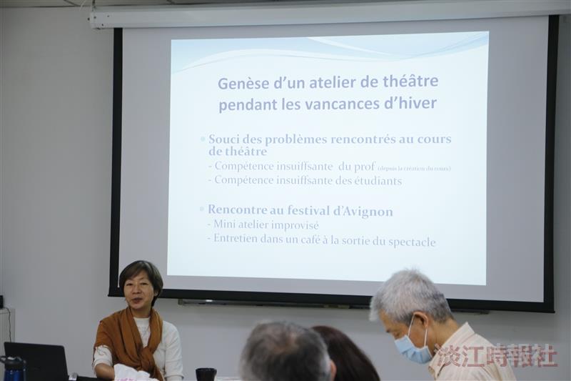 中央大學法文系教授許凌凌 戲劇教學經驗分享