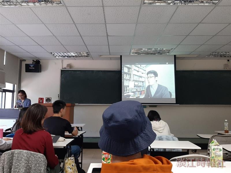 日本立命館大學文學部教授三須祐介以視訊方式進行學術演講