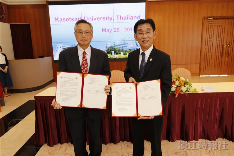 泰國農業大學來校簽第207所姊妹校
